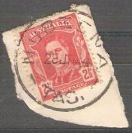 TASMANIA -  1944   Postmark, CDS - NUBEENA - Gebruikt