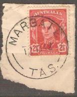 TASMANIA -  1942   Postmark, CDS - MARGATE - Usados