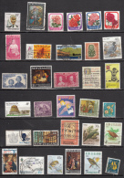 NOUVELLE  ZELANDE  LOT DE 32 TIMBRES OBLITERES DIFFERENTS - Verzamelingen & Reeksen