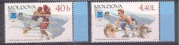 ** MOLDOVA OLIMPIADI ATENE 2004 SPORTS 2 V, MNH - Sommer 2004: Athen