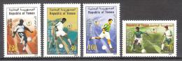 ** YEMEN CAMPIONATI MONDIALI DI CALCIO / SOCCER COREA/GIAPPONE 4 V. MNH - 2002 – Corea Del Sud / Giappone