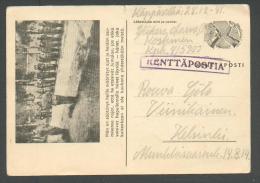 1941  FINLAND MILITARY  FIELDPOST KENTTÄPOSTIA    POSTCARD   ,0 - Militares