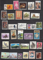 NOUVELLE ZELANDE LOT DE 31 TIMBRES OBLITERES DIFFFERENTS - Collections, Lots & Series