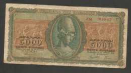 [NC] GREECE - 5000 DRACHMAI (1943) - Grèce