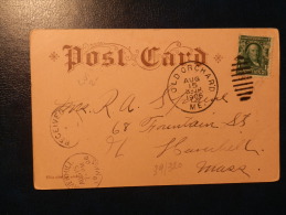 39/320  CP 1906  OBL. OLD ORCHARD - Storia Postale