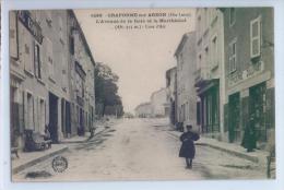 4669. CRAPONNE-sur-ARZON - L'AVENUE DE LA GARE ET LE MARCHEDIAL - COMMERCES - Craponne Sur Arzon