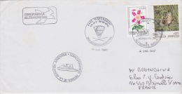 BASE ESPERANZA(correspondance Heliportée) 2 Ene 1987  ARGENTINE - Cartas & Documentos