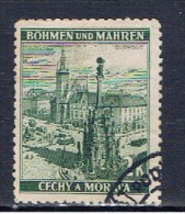 DR+ Böhmen Und Mähren 1939 Mi 31 Olmütz - Usati