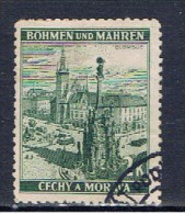 DR+ Böhmen Und Mähren 1939 Mi 31 Olmütz - Usados