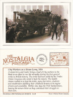 Postcard Steam Lorry William Hampton General Strike 1926 London City Workers Repro - Vrachtwagens En LGV