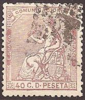 ESPAÑA 1873 - Edifil #136 - VFU - Usati