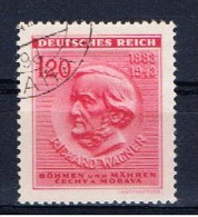 DR+ Böhmen Und Mähren 1943 Mi 129 R. Wagner - Used Stamps