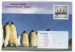 ENTIER POSTAL ROUMANIE BATEAU PINGOUIN MANCHOT - Penguins