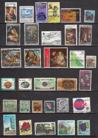 NOUVELLE ZELANDE LO T DE 32 TIMBRES OBLITERES DIFFERENTS - Collections, Lots & Séries