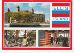 CPA NEW YORK CITY- ELLIS ISLAND, IMIGRATION MUSEUM, MAIN ENTERANCE, EXHIBITION - Ellis Island