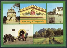 (0141) Festung Königstein/ Mehrbildkarte - N. Gel. - DDR - Bild Und Heimat  A1/636/84  01 12 0503/13 - Koenigstein (Saechs. Schw.)