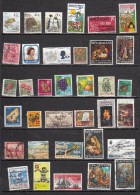 NOUVELLE ZELANDE LOT DE 35 TIMBRES OBLITERES DIFFERENTS - Collections, Lots & Series