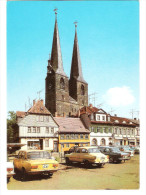 Deutschland - Quedlinburg - Blick Vom Mathildenbrunnen Zur Nikolaikirche - Cars - Autos - PKW - Quedlinburg
