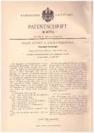 Original Patentschrift -  Franz Guisez In Köln - Lindethal , 1894 , Tourniquet - Hosenträger !!! - Antes De 1900