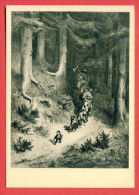 140717 / French  Art  Gustave Dore - Dwarfs FOREST Le Petit Poucet " Hop-o'-My-Thumb " By Charles Perrault - Russia - Altre Illustrazioni