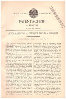 Original Patentschrift - Andor Palencsar Und Th. Fischer In Budapest , 1894 , Riemen - Streckmaschine , Gerberei !!! - Machines