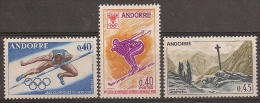 Andorre Fr -- 187-190-204 - Nuevos