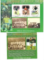 ** TUVALU 75th ANNI. FIRST  WORLD CUP SOCCER CALCIO FOOTBALL S/S+SHEET MNH - Nuevos