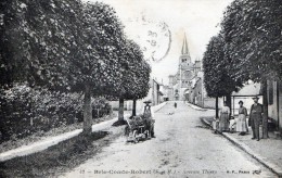 BRIE COMTE-ROBERT - L'AVENUE THIERS - TRES BELLE CARTE ANIMEE -  TOP !!! - Brie Comte Robert