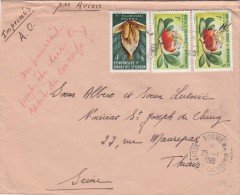 1965,  LETTRE , NOUVELLES CALEDONIES, NOUMEA Pour La FRANCE, YV  319.314 /4451 - Covers & Documents