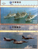 CARTES HOLOGRAPHIQUES  CHINE 100  Bateau/Avion- Boat/Plane  (lot De 2)  ***** - Chine
