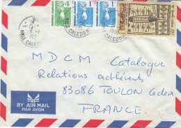 1991,  LETTRE , NOUVELLES CALEDONIES, WE Pour La FRANCE, YV 568.571. PA 264 /4056 - Briefe U. Dokumente