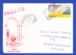 ENVELOPPE -- CACHET - PAQUETE POSTAL . SAN ANTONIO ABAD . IBIZA - 8.NOV.95 - Briefe U. Dokumente