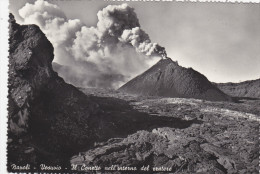 EUROPE,ITALIE,ITALIA,campanie,campania,NAPOLI,NAPLES En 1950,volcan En éruption,vésuve,vésuvius, Vésuvio,feu - Napoli (Neapel)