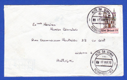 ENVELOPPE -- CACHET - ALTO DA SERRA . PETROPOLIS . RIO - 17.JAN.78 - Lettres & Documents