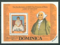 Dominica - 1982 Royal Baby Block MNH__(TH-12436) - Dominica (1978-...)