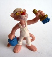 Figurine LA PANTHERE ROSE PEINTRE  - PINK PANTHER BULLY 1983 - Autres & Non Classés