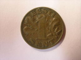 Estland Estonia Estonie 1 Sent Coin 1929 - Estonia