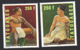 POLYNESIE FRANCAISE: Poste N°902/903 Tatouages NEUFS** SUPERBES. - Unused Stamps