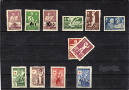 Finlande (1946-47)  - "Croix-Rouge" Neufs**/* - Unused Stamps