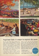 # PAN AM 1960s Italy Advert Pubblicità Publicitè Publicidad Reklame New York Airlines Airways Aviation Airplane - Pubblicità