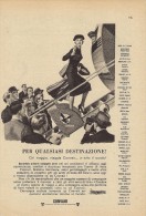 # CONVAIR 1950s Italy Advert Pub BRANIFF IBERIA LUFTHANSA DELTA SAS SABENA Airlines Airways Aviation Airplane - Advertenties