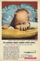 # DC DOUGLAS 1960s Italy Advert Publicitè Publicidad Reklame Airlines Airways Aviation Airplane Children - Advertenties