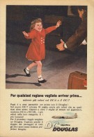 # DC DOUGLAS 1960s Italy Advert Publicitè Publicidad Reklame Airlines Airways Aviation Airplane Children Family Love - Advertisements