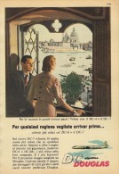 # DC DOUGLAS 1960s Italy Advert Publicitè Publicidad Reklame Airlines Airways Aviation Airplane Venice Family Love - Advertisements