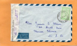 Greece Old Cover Mailed To USA - Storia Postale