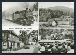 (0221) Kurort Jonsdorf Kr. Zittau/ Mehrbildkarte S/w - Gel. Ca. 1980 - DDR - Bild Und Heimat - Jonsdorf