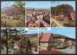 (0227) Zittauer Gebirge/ Mehrbildkarte - Gel. 1984 - DDR - Bild Und Heimat   A1/934/83  01 12 0231 - Oybin