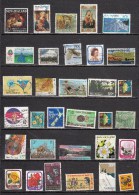 NOUVELLE ZELANDE LOT DE 32 TIMBRES OBLITERES DIFFERENTS - Collezioni & Lotti