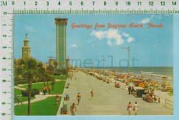 Florida  USA ( Greeting From Daytona Beach ) Post Card Carte Postale - Daytona