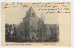 Belgique, Ham Sur Heure, Façade Du Château, Côté Du Parc, Carte Précurseur A Circulé En 1904, Bon état - Ham-sur-Heure-Nalinnes